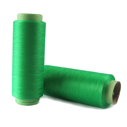环保色纺涤锦复合丝-超细纤维纱线绿色
