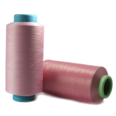 涤锦复合丝-超细纤维纱线粉色